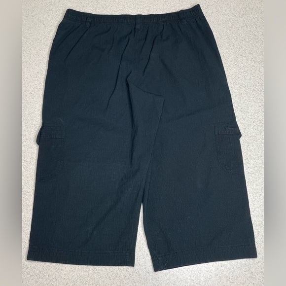 White Stag Black Long Shorts Cotton Size Large - Picture 3 of 6